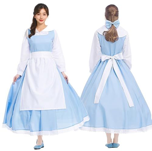 monoii 美女と野獣 ラ ベル コスプレ 衣装 レディース コスチューム 大人 メイド服po 54 a 6 dae 3