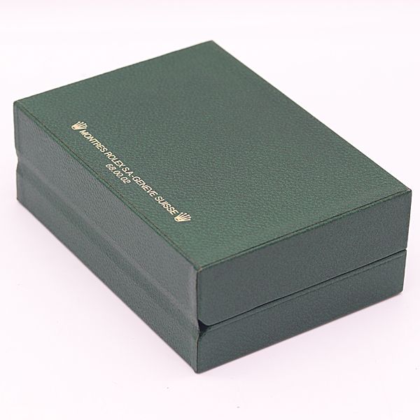 良品 ロレックス オイスター 16200 空箱 グリーンカラー 腕時計用