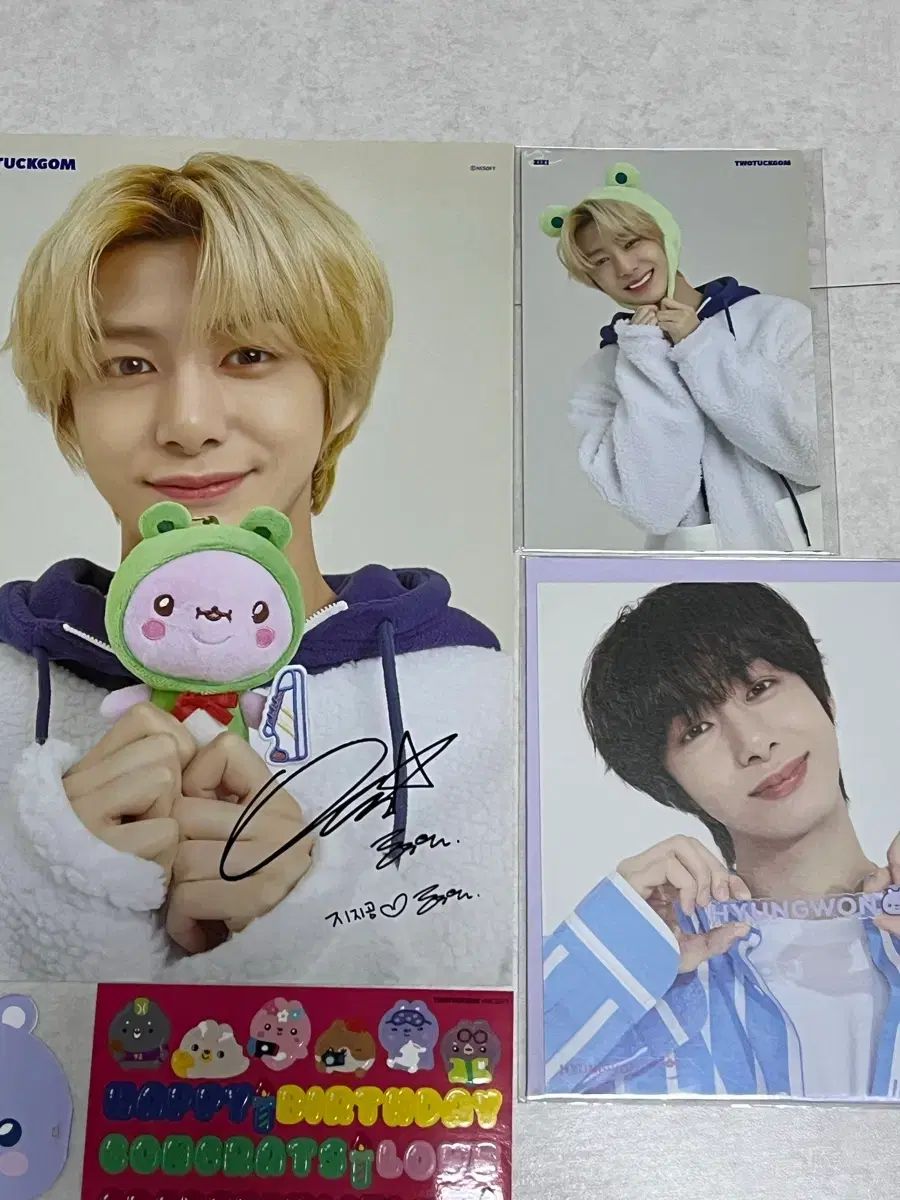 MONSTA X(モンスタエックス・モネク) ツータック곰 ポスター はがき ステッカー