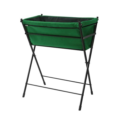 タカショー プランター ベジトラグ ポピーGO グリーン 土容量30 L 高さ81.5 cm 鉢 植木鉢 おしゃれ 野菜 花 ベランダ菜園|花壇 スチール ポリエステル VGT-PG 01 Gpo 542218 f 7