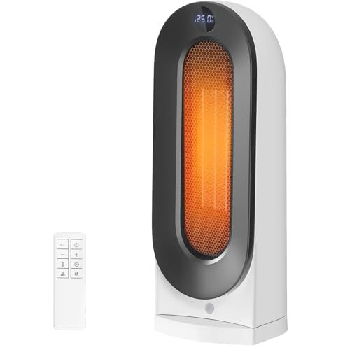 冬の 冷暖兼用 セラミックヒーター ヒーター 大風量 速暖 人感センサー付き 暖房器具 省エネ 電気 3段階切替 70°首振り 室温センサ一 12 Hタイマー 切り忘れ防止 静音 リモコン操作 タッチ操作 過熱保護 転倒OFF セラミッ 4 c 059 ea 3