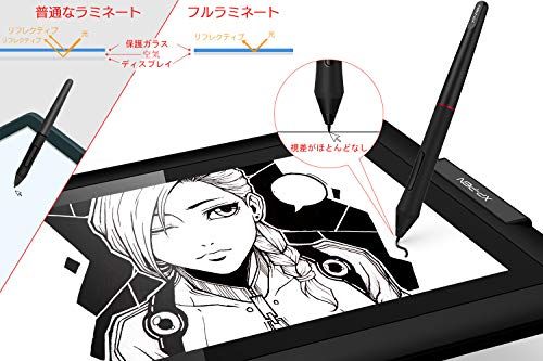XPPen 液タブ 液晶タブレット 13.3インチ フルラミネート IPSディスプレイ スタンド付属 エクスプレスキー イラスト 在宅ワーク Artist 13.3 Propo 69049 af 8 シュガーポット その他 