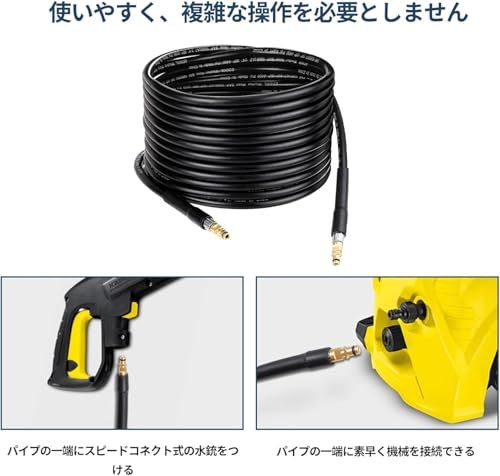 ケルヒャー 高圧洗浄機 純正 プレミアムフレックス高圧ホース・自吸
