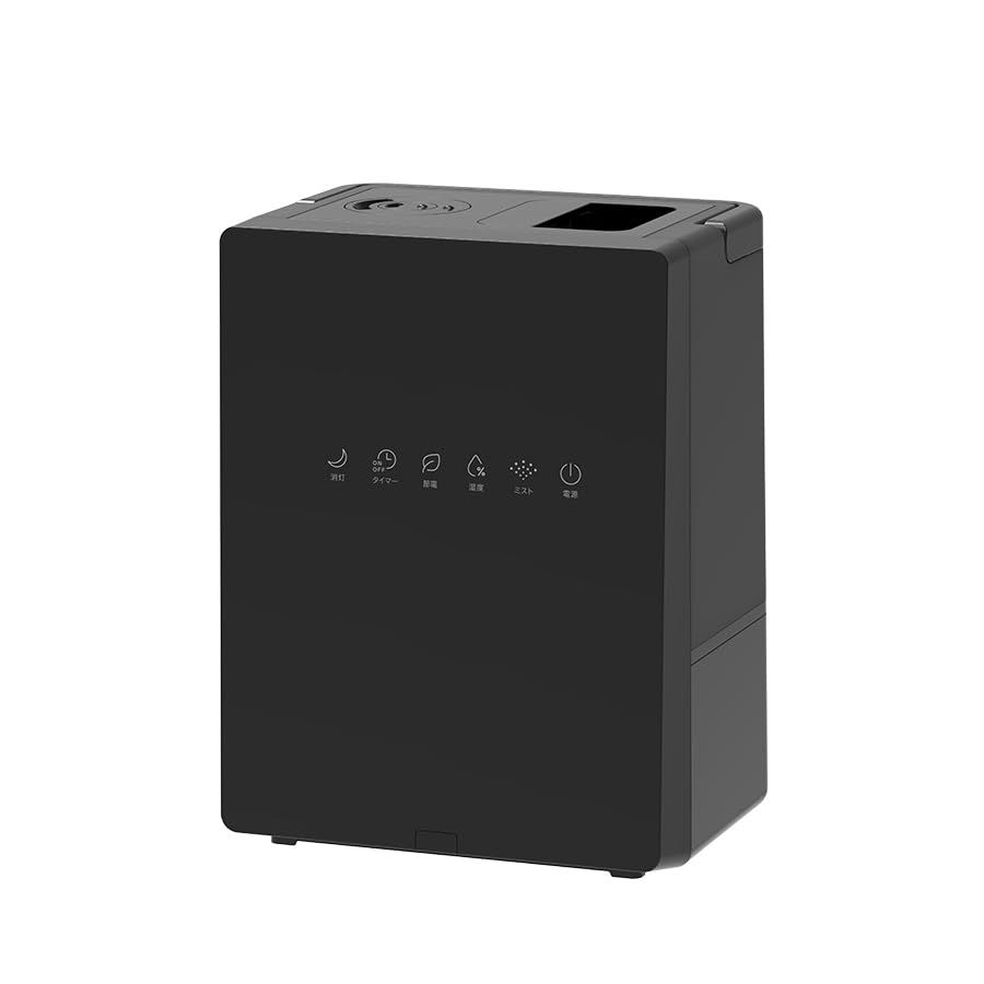 スリーアップ ハイブリッド式加湿 節電 省エネ 静音 11畳 上部給水 多機能 湿度コントロール 抗菌カートリッジ付 最大加湿量420 ml|h 4.2 L ブラック HB- po c 8862242
