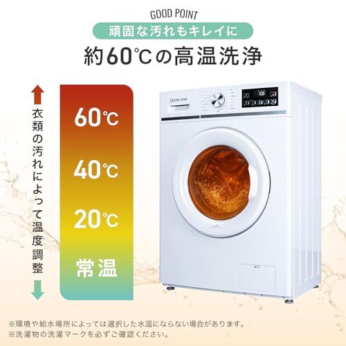 ドラム式の快適さを SKK ドラム式洗濯機 6 kg スチーム洗浄 スピードコース搭載 左開き 洗剤自動投入 水温調節 ドラム洗浄機能 日本企業 po 40 d 2 0 e 7