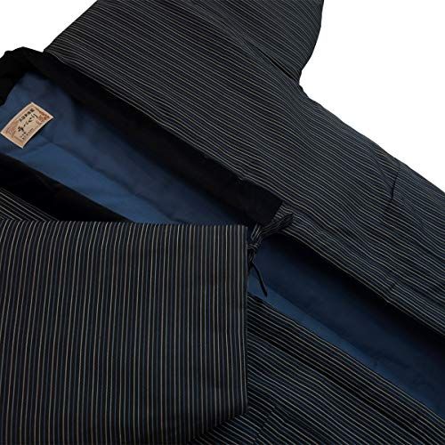 綿の郷 ワタノサト 久留米手づくりはんてん紳士用 日本製 中わた綿 cotton 入りpo 6 d 581 dca