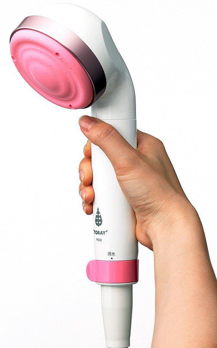 東レ トレビーノ 浄水 シャワー 塩素除去タイプ トレシャワー ライトピンク RS 52 LP