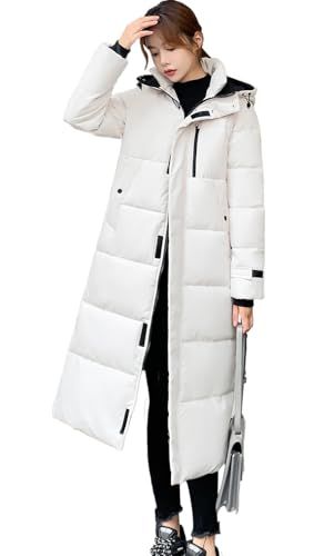 Sulliwayu ロングコート レディース 冬 中綿 コート アウター ベンチコート フード付き 大きいサイズ カジュアル シンプル ロング丈 中綿入り 厚手 あったか 防寒 秋冬po fdf 40624