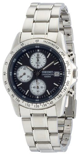 セイコーimport SEIKO 腕時計 逆輸入 海外モデル SND365PC ダークブルー メンズpo 68c62bc4