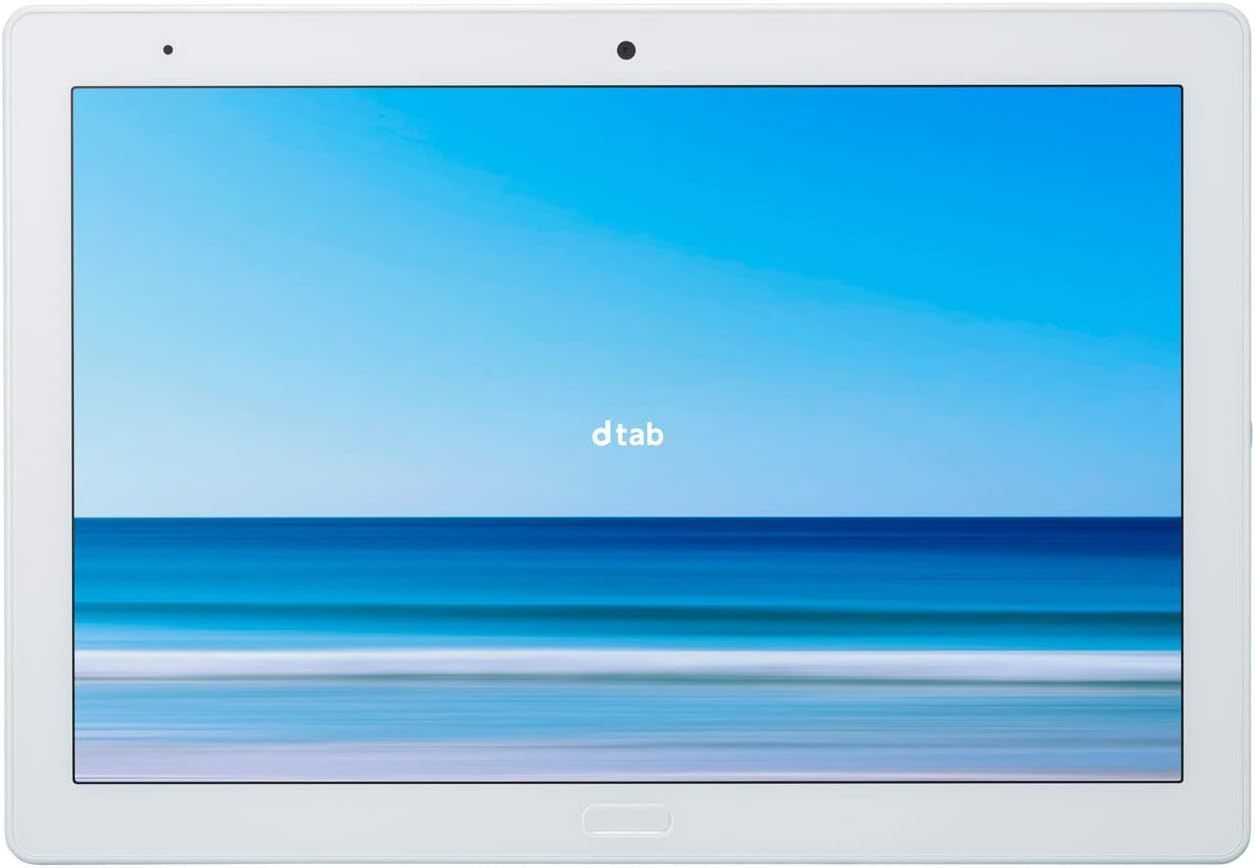 Bランク】SHARP dtab d-41A ホワイト 防水防塵対応 Androidタブレット