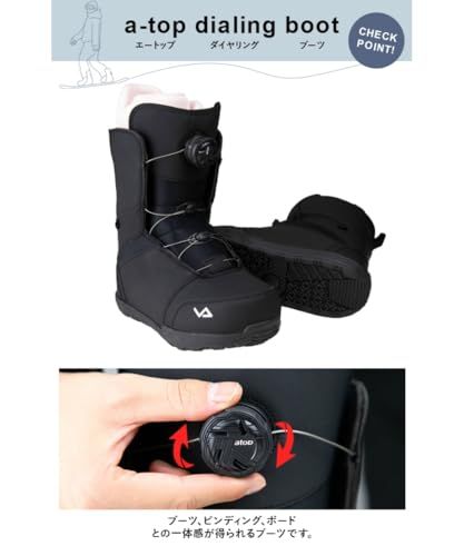〔ビジョンピークス〕スノーボードブーツ ダイヤルタイプ BOA レディース ソフト A-TOPブーツ W SUPERB ＢＥＩＧＥ ２３．５po 1 b 9 fcda 8