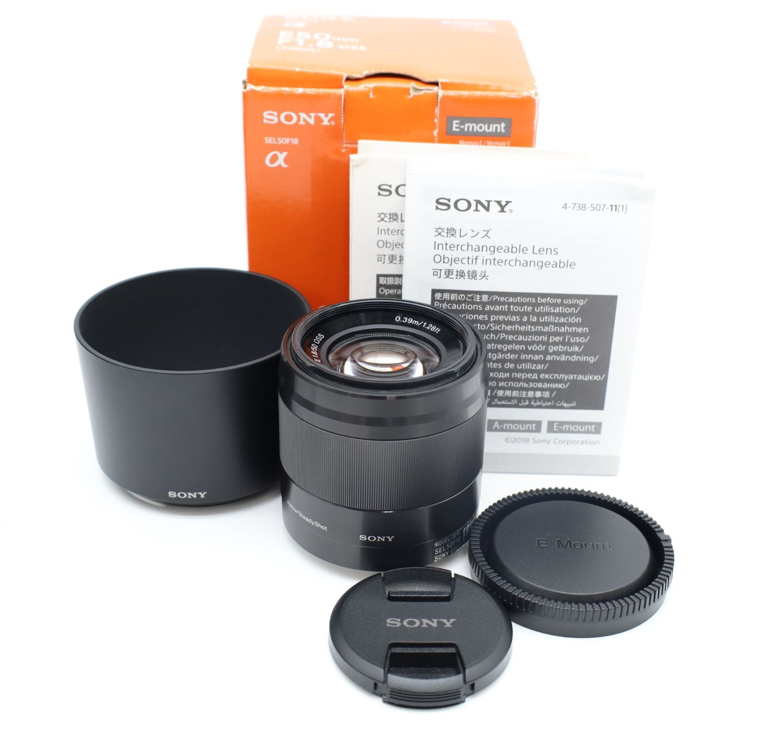 □ほぼ新品□ SONY（ソニー） FE 50mm F1.8｜フルサイズ対応 標準単 
