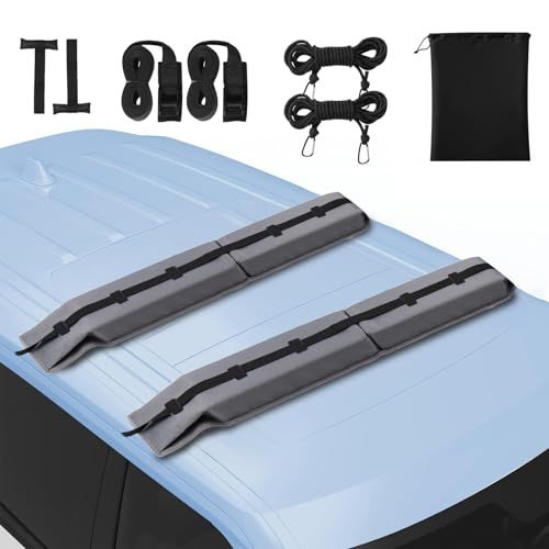 車用ルーフトップソフト ルーフラック 耐荷重60 kg ルーフキャリア スノーボード 車載 サーフボードラック カーラック カーキャリア 工具不要 取り付け簡単 彡