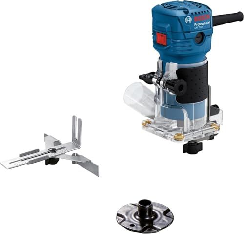 Bosch Professional ボッシュ トリマー ハイパワーモーター 550 W 透明ベース採用 電源100 V 回転数33 000|m GLF 55-6 p ab 8 a 06 fc