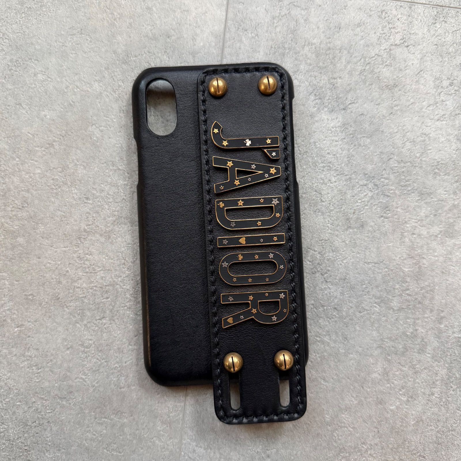 美品 Christian Dior クリスチャンディオール iPhone X XS ケース J