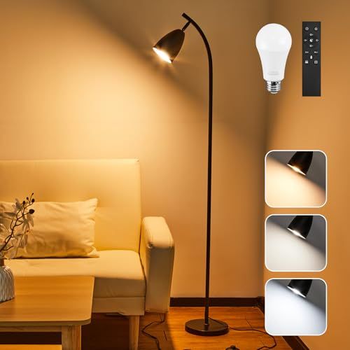 2025新登場 SHANHE フロアライト 間接照明 スタンド フロアスタンドライト おしゃれ 12 W 無段階調光 調色 リモコン制御 3000 K|4500 K|6500 K タイマー機能 フィットスイッチ インテリア照明 照明器具 和室用| 33 b 3 bdf 7