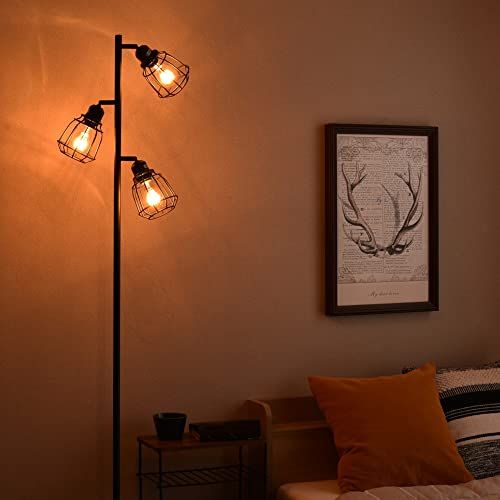 VENTOTA スタンドライト 本体のみ フロアライト LED対応 間接照明 フロアスタンド ランプ 3灯 おしゃれ 北欧 ヴィンテージ インダストリアル Luinop 0 fbdb 7 ba