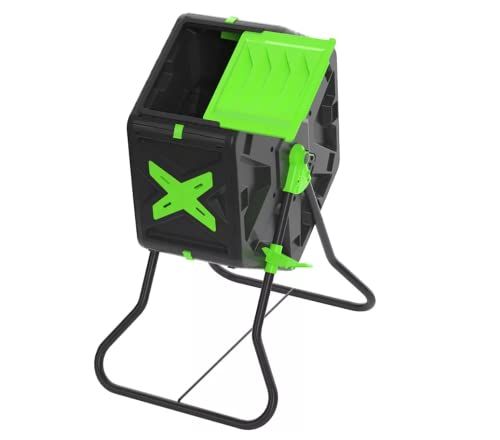 迅速に発送 LifeRed シングル回転式 コンポスト コンポスター 家庭用 大型 70 L 大容量 容器 堆肥 生ゴミコンポスト 家庭菜園 有機肥料 落ち葉処理 バケツ d 8961 e 80