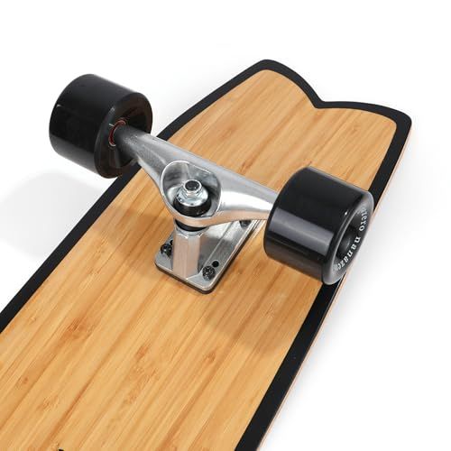 nanazero サーフスケートボード 31 Fish バンブーデッキpo fcbaba 6 b