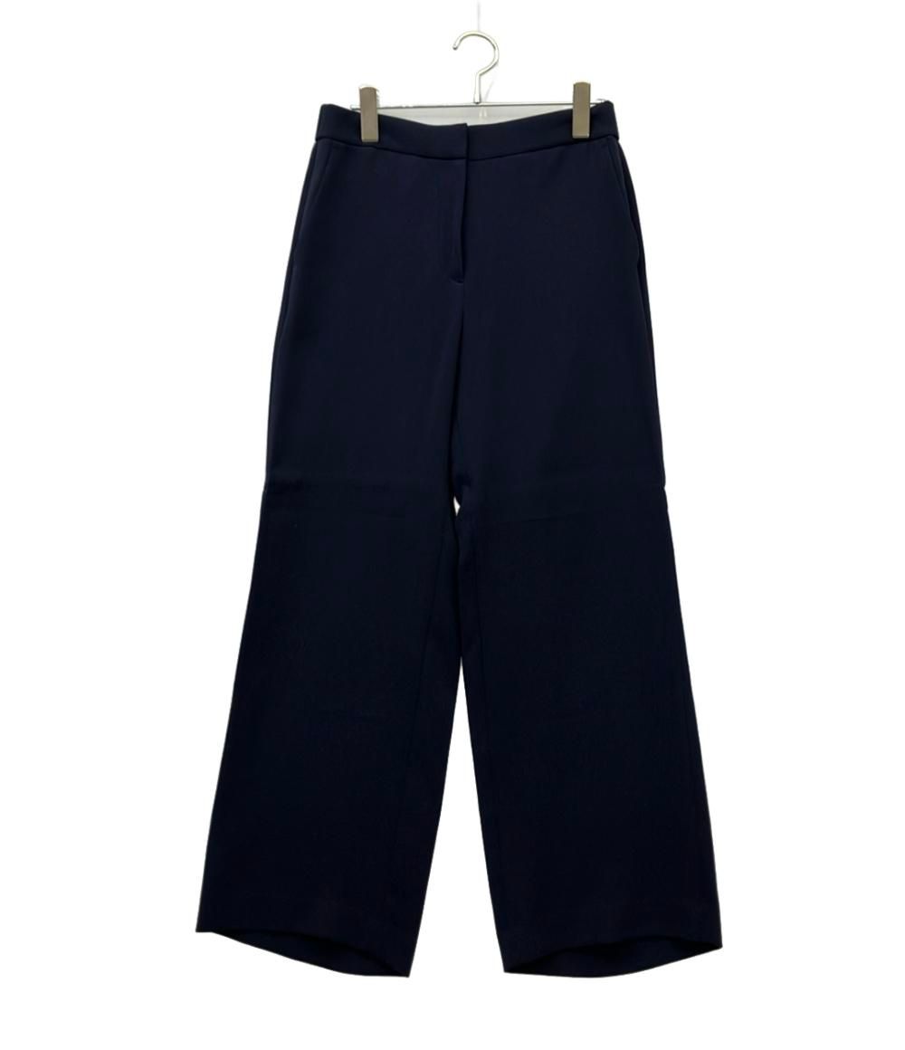 【タグ付】theoryluxe　ノーカラースーツ　パンツセットアップ　ボタンレス 美品 セオリーリュクス セットアップ パンツスーツ ノーカラー 03