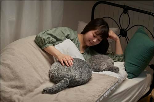 Petit Qoobo プチ クーボ マロン 茶 ユカイ工学 クッション 癒し 体感 猫 ネコ しっぽ セラピーロボット ペット コミュニケーション 充電式po c 6009 cb 0