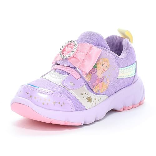 Disney ディズニー ガールズ DN C 1368スニーカー プリンセス アリエル ラプンツェル 運動靴 マジック 14? 19 cm 女の子po 5 cd 319 fd