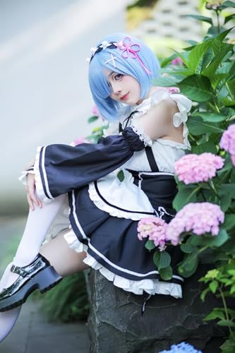 NOKIJP リゼロ コスプレ衣装 レム コスプレ エミリア 菜月昴 ラム Re ゼロから始める異世界生活 アニメ イベント 仮装 大人用 cosplay 6465 f 0 c 7