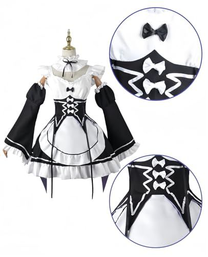 NOKIJP リゼロ コスプレ衣装 レム コスプレ エミリア 菜月昴 ラム Re ゼロから始める異世界生活 アニメ イベント 仮装 大人用 cosplay 6465 f 0 c 7
