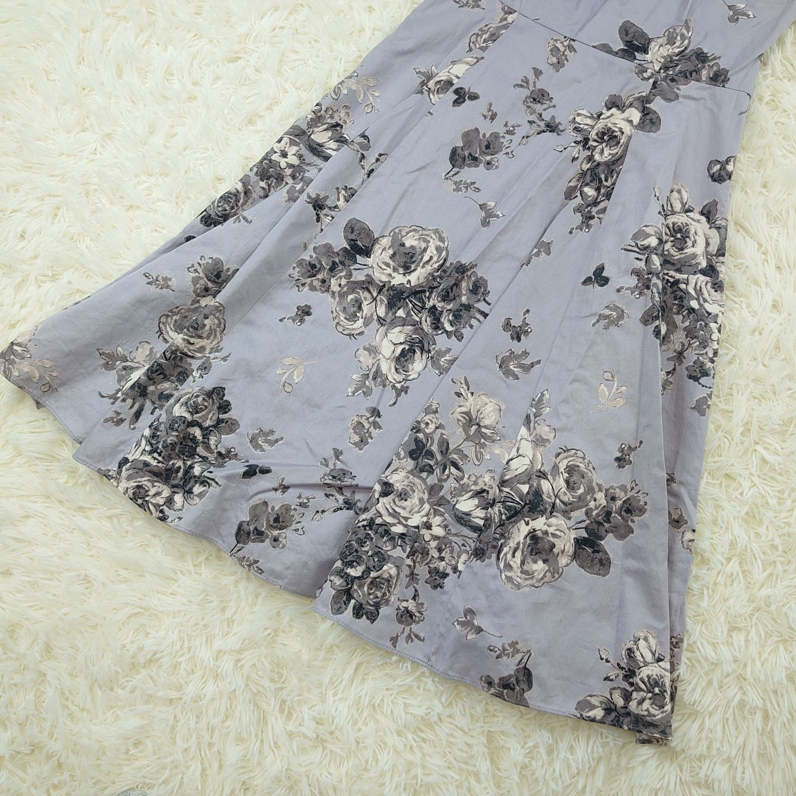 LAURA ASHLEY ローラアシュレイ 花柄 ワンピース Aライン フレア