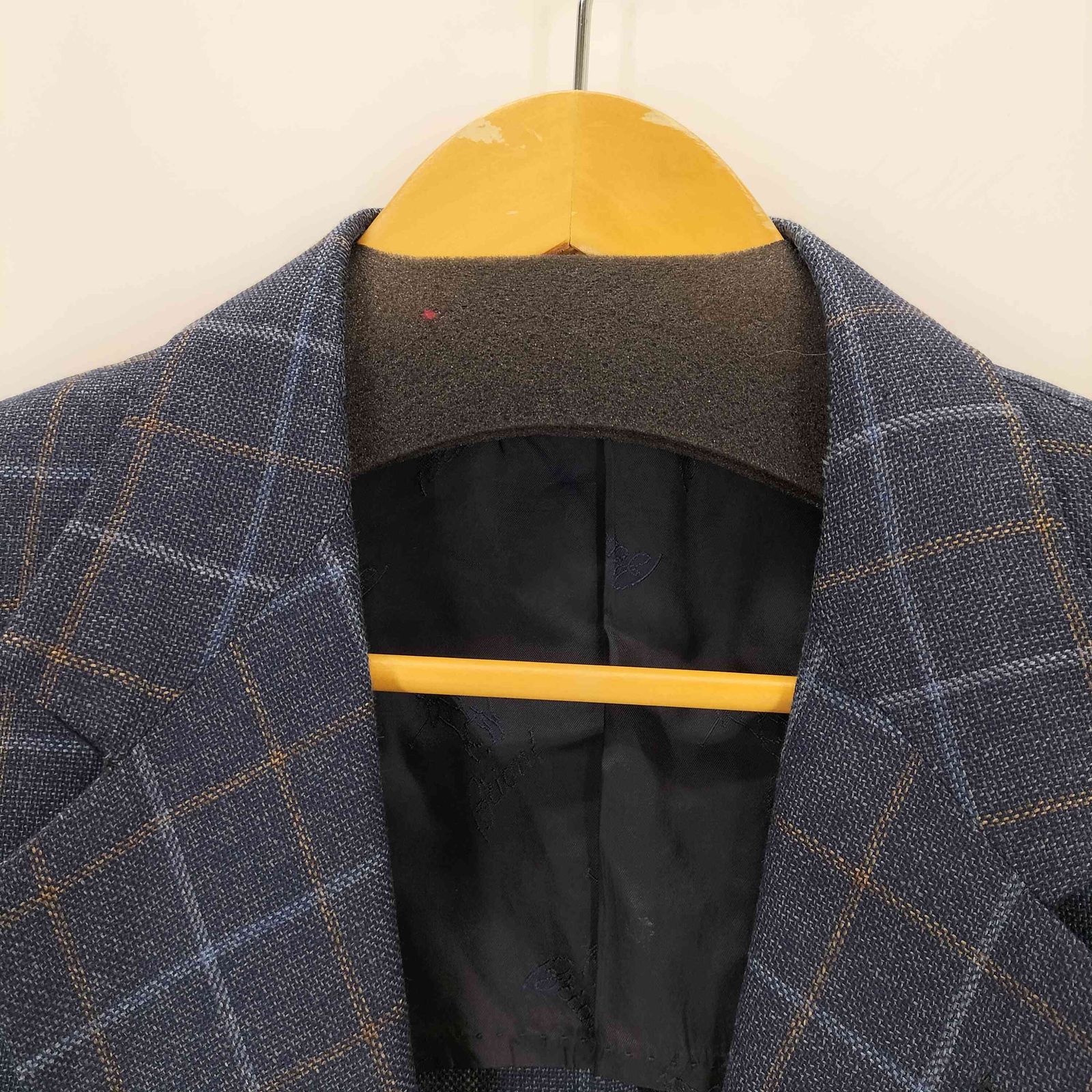 ブリオーニ BRIONI TRAIANO 2Bテーラードジャケット チェック メンズ