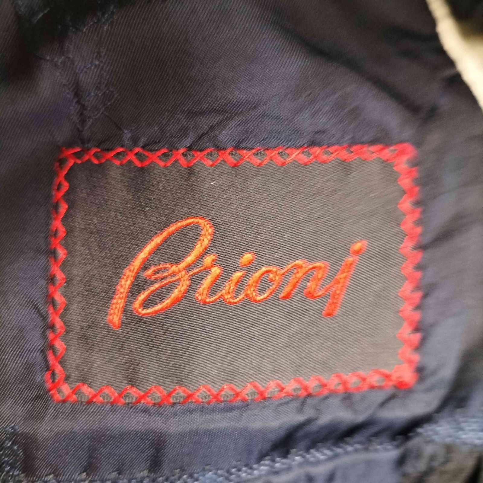 ブリオーニ BRIONI TRAIANO 2Bテーラードジャケット チェック メンズ 