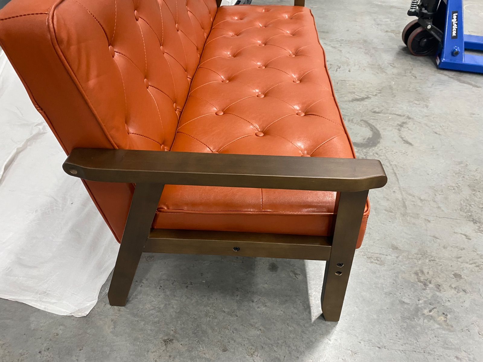 3人掛け 木肘付き