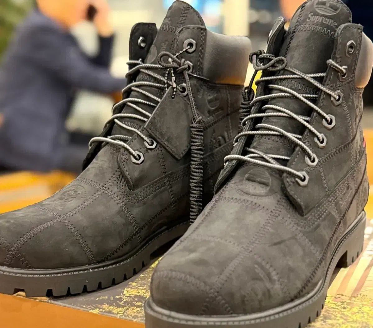 Supreme Timberland 6インチ ブーツ ブラック 290 Premium Waterproof supreme 靴timberland