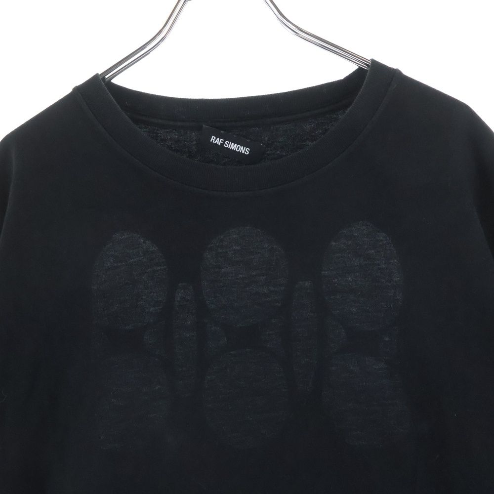 RAF SIMONS (ラフシモンズ) 19SS CROPPED T-SHIRT WITH CUT OUTS IN
