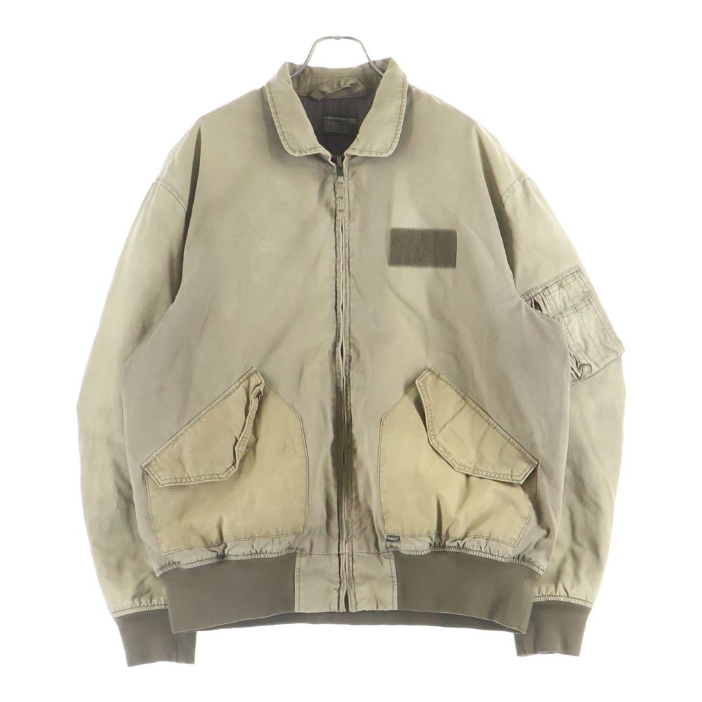 00s OLD STUSSY CWU-45 フライトジャケット ブルゾン カーキ STUSSY (ステューシー) 00S VINTAGE CWU-45 ヴィンテージ ジップアップ