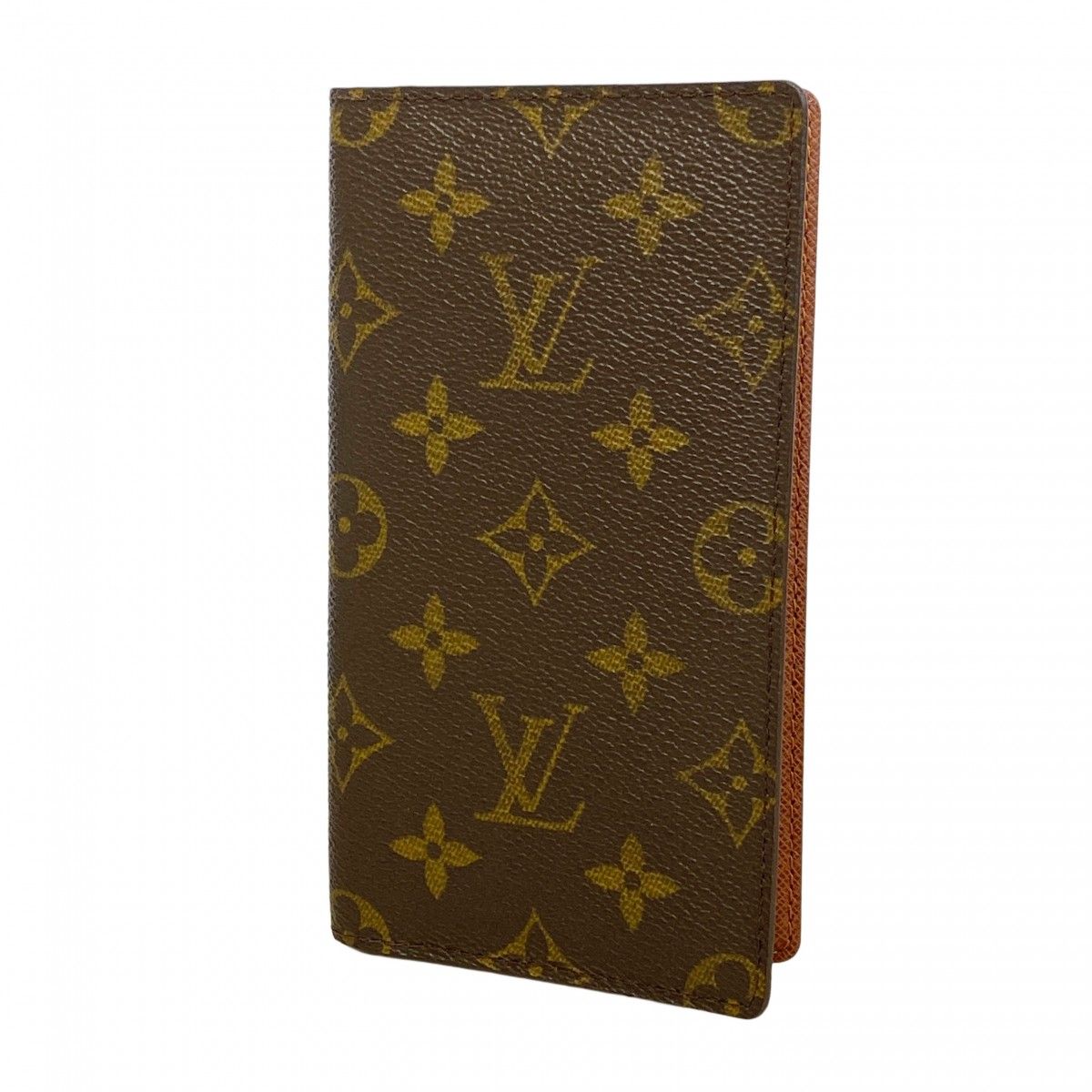 6 ba 1058 ルイヴィトン 手帳カバー モノグラム アジェンダポッシュ R 20503 ブラウン メンズ レディース ユニセックス