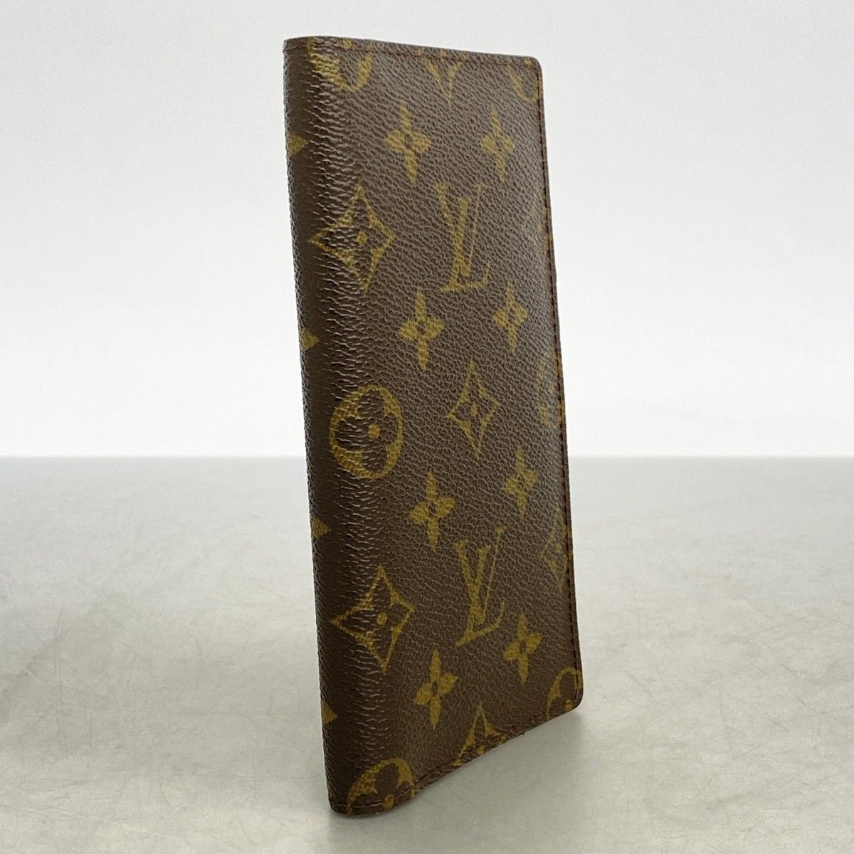 6 ba 1058 ルイヴィトン 手帳カバー モノグラム アジェンダポッシュ R 20503 ブラウン メンズ レディース ユニセックス
