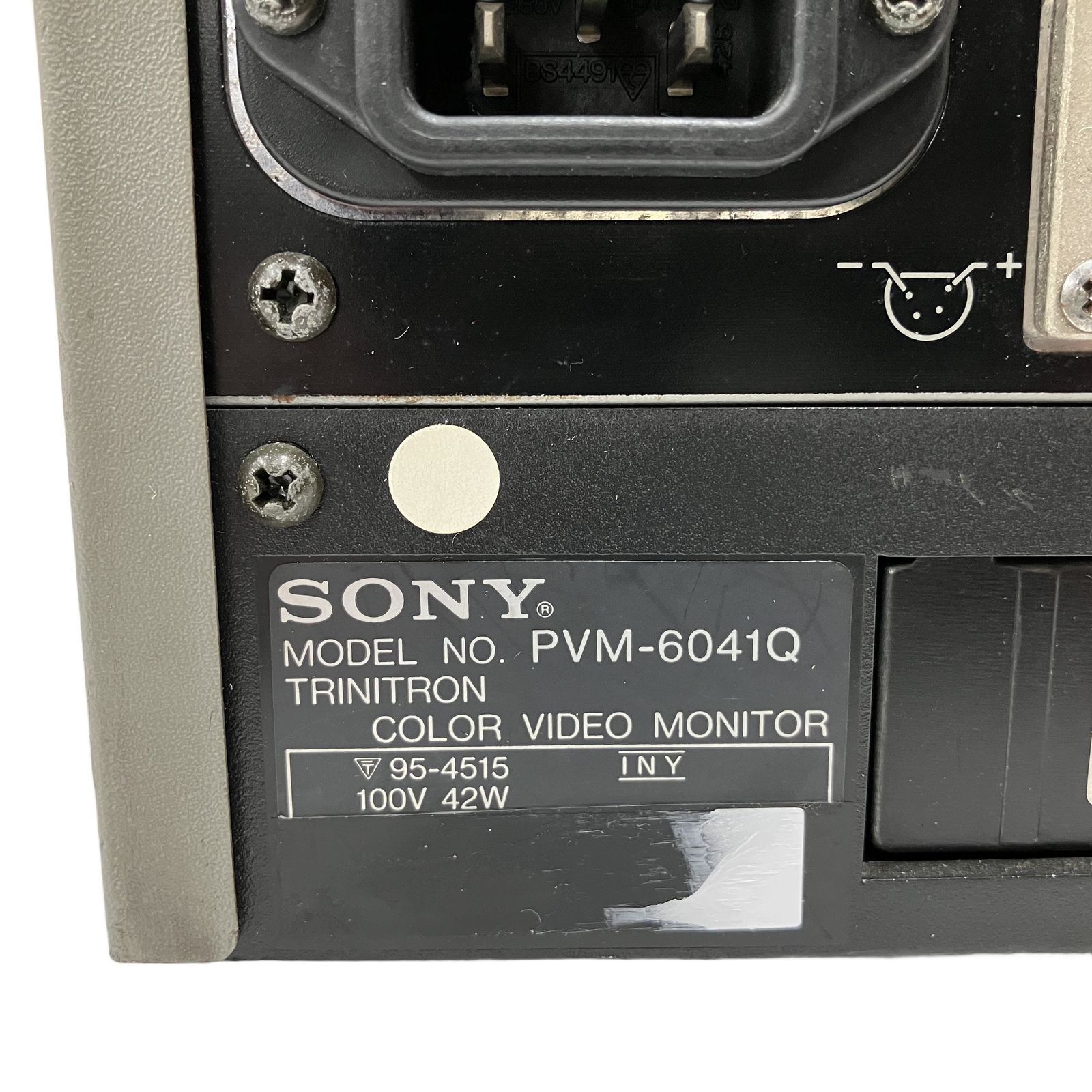 SONY PVM-6041Q 6インチ カラービデオモニター トリニトロン