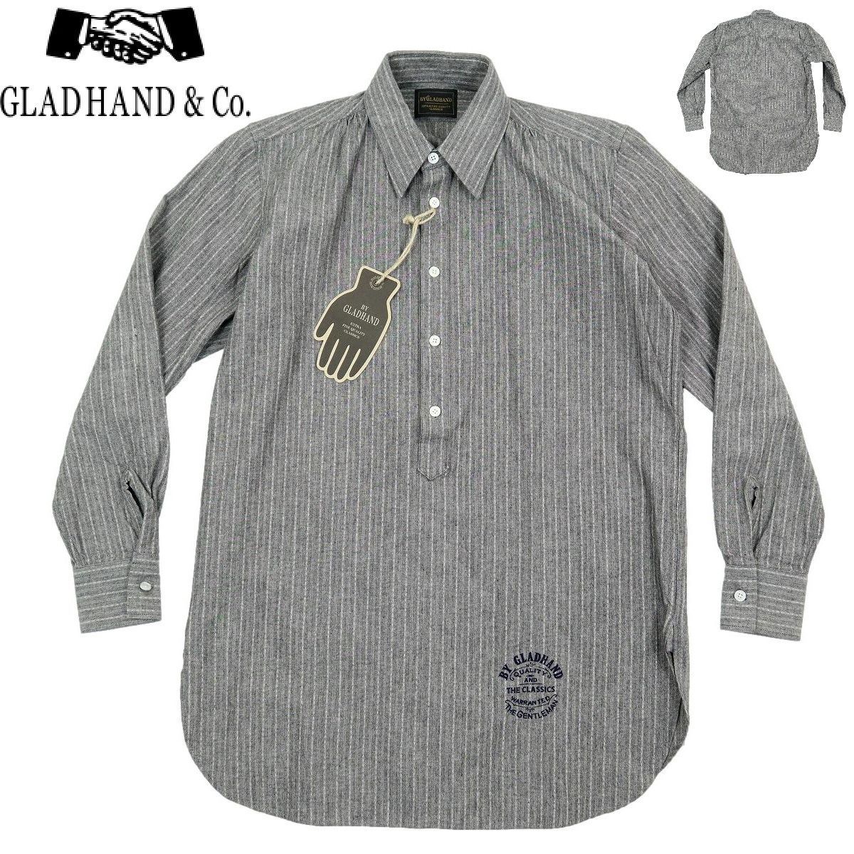 GH-BAG_L 【B3715】【未使用品】【日本製】【定価30，800円】GLAD HAND グラッドハンド 長袖シャツ BYGH-21-AW-12 サイズS グラッドハンド GLADHAND \u0026Co. BAGGAGE REAL MOON｜アメカジ