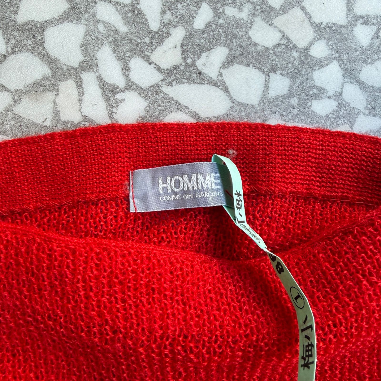 CDG homme / 70-80's wool knit デカオム comme des garcons homme