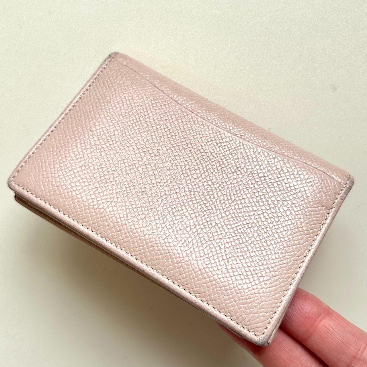 ブルガリ BVLGARI 名刺入れ カードケース ピンク - メルカリ