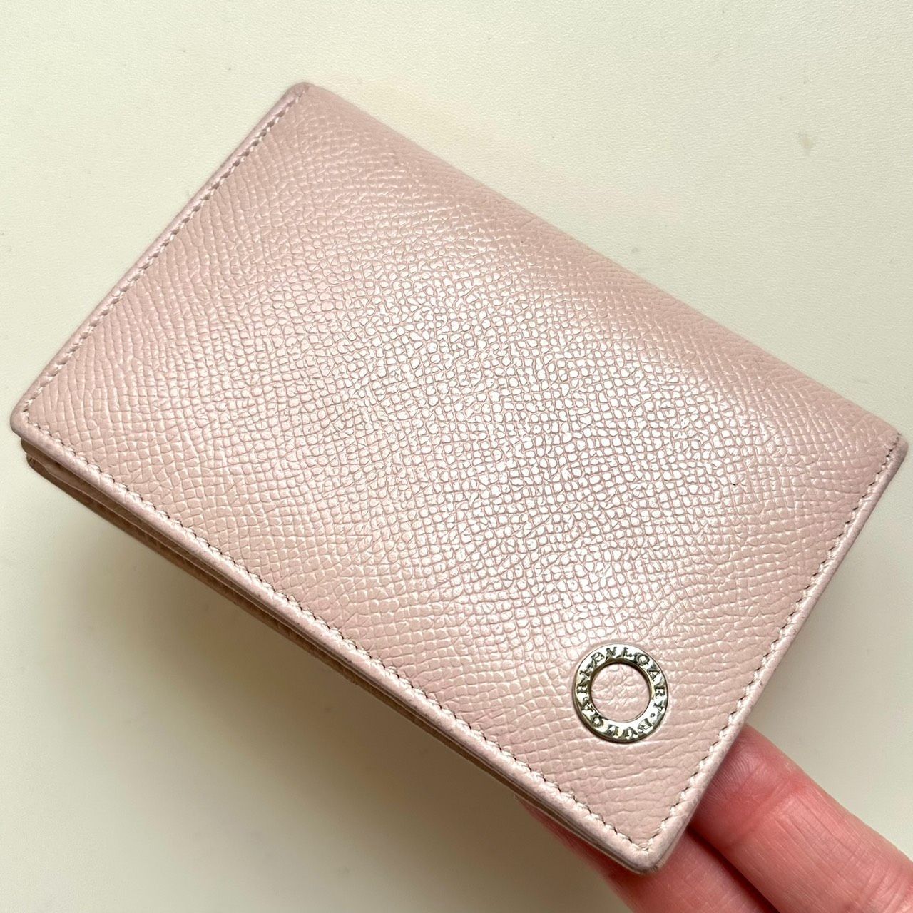 ブルガリ BVLGARI 名刺入れ カードケース ピンク - メルカリ