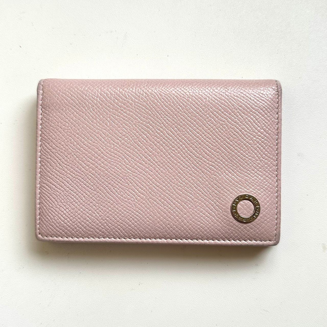 ブルガリ BVLGARI 名刺入れ カードケース ピンク - メルカリ