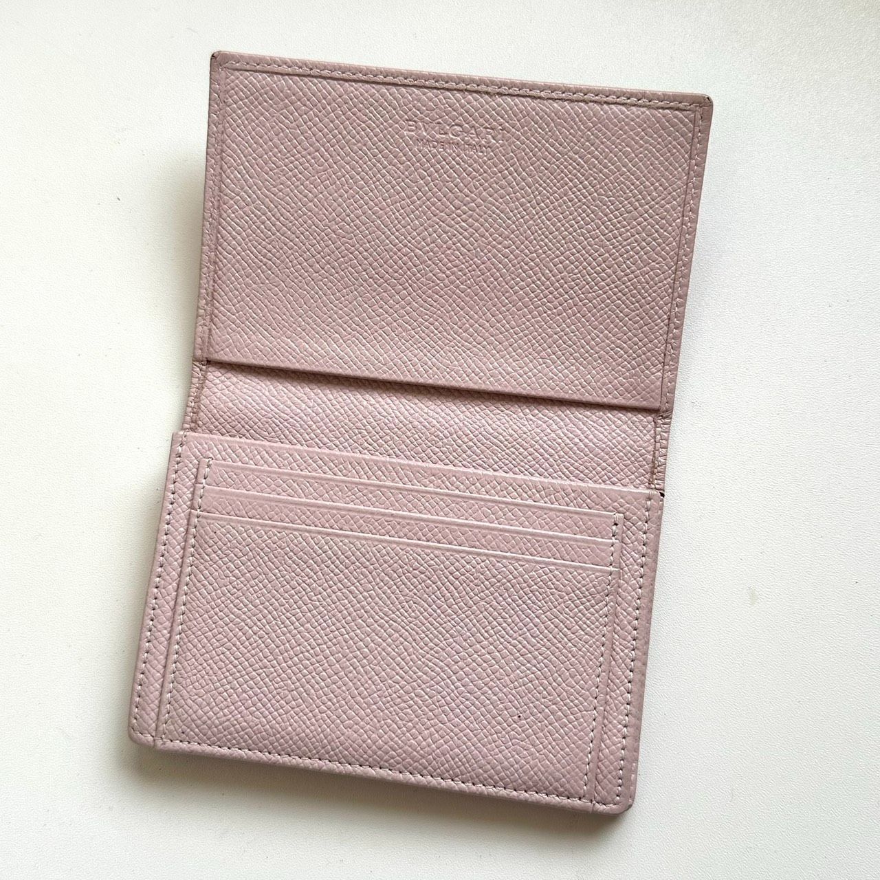 ブルガリ BVLGARI 名刺入れ カードケース ピンク - メルカリ