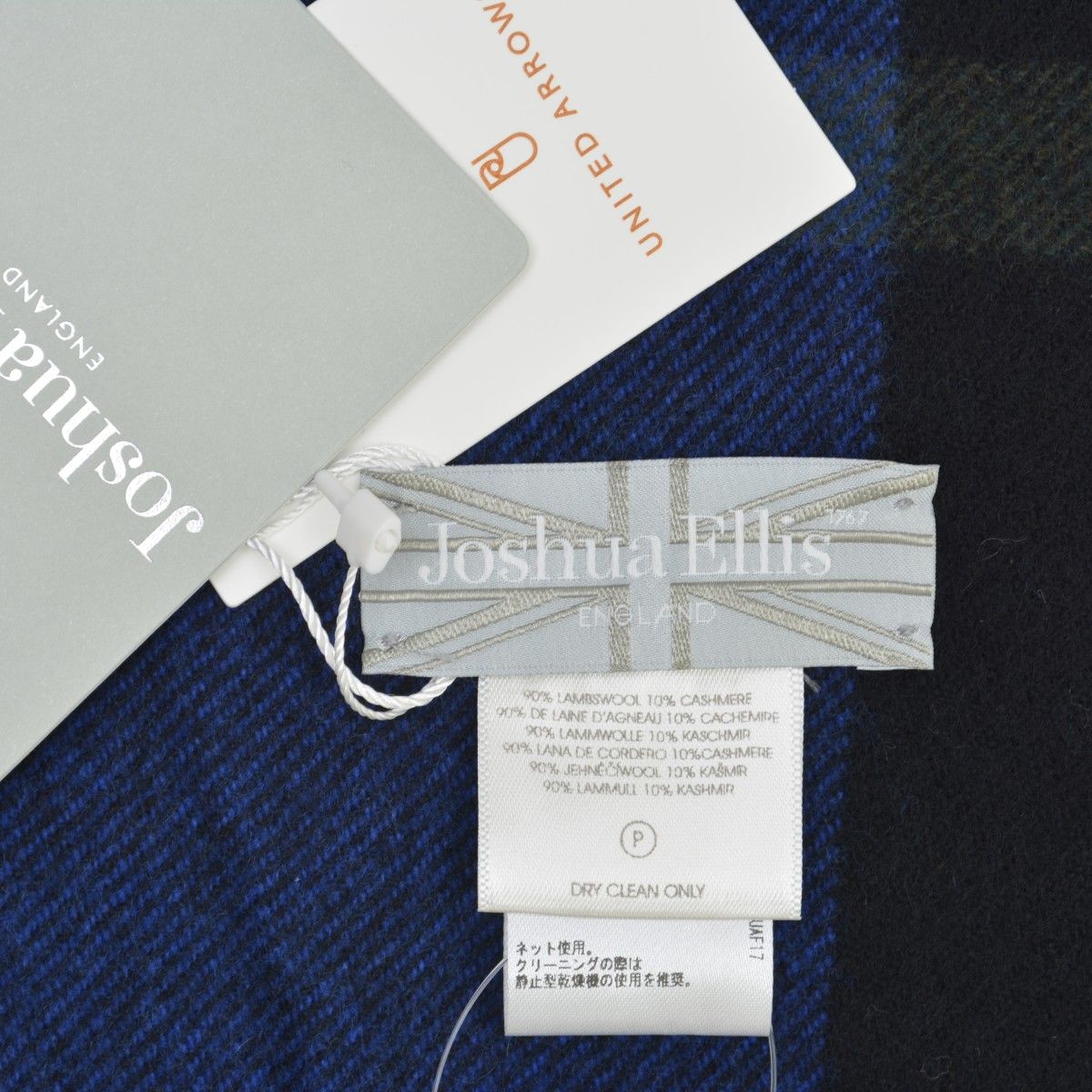 【JoshuaEllis×UNITEDARROWS】別注 1336-3-000004 ウールカシミヤマフラー JoshuaEllis×UNITEDARROWS】別注 1336-3-000004 ウールカシミヤ