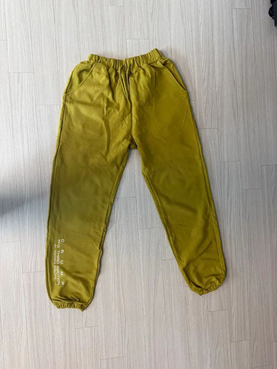 L 新品 クランプ フレンチテリー スウェット ジョガーパンツ カーキ オリーブ