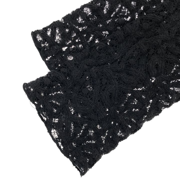 IENA (イエナ) ペイズリー ストレッチレースプルオーバー ブラック