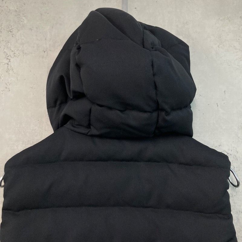 美品 nano universe×西川ダウン ナノユニバース ダウンベスト フード
