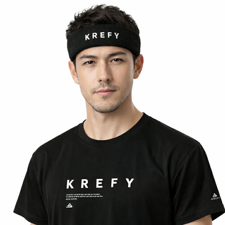KREFY クレフィー 園田啓悟選手オリジナル ヘアバンド 幅6㎝ ヘッド