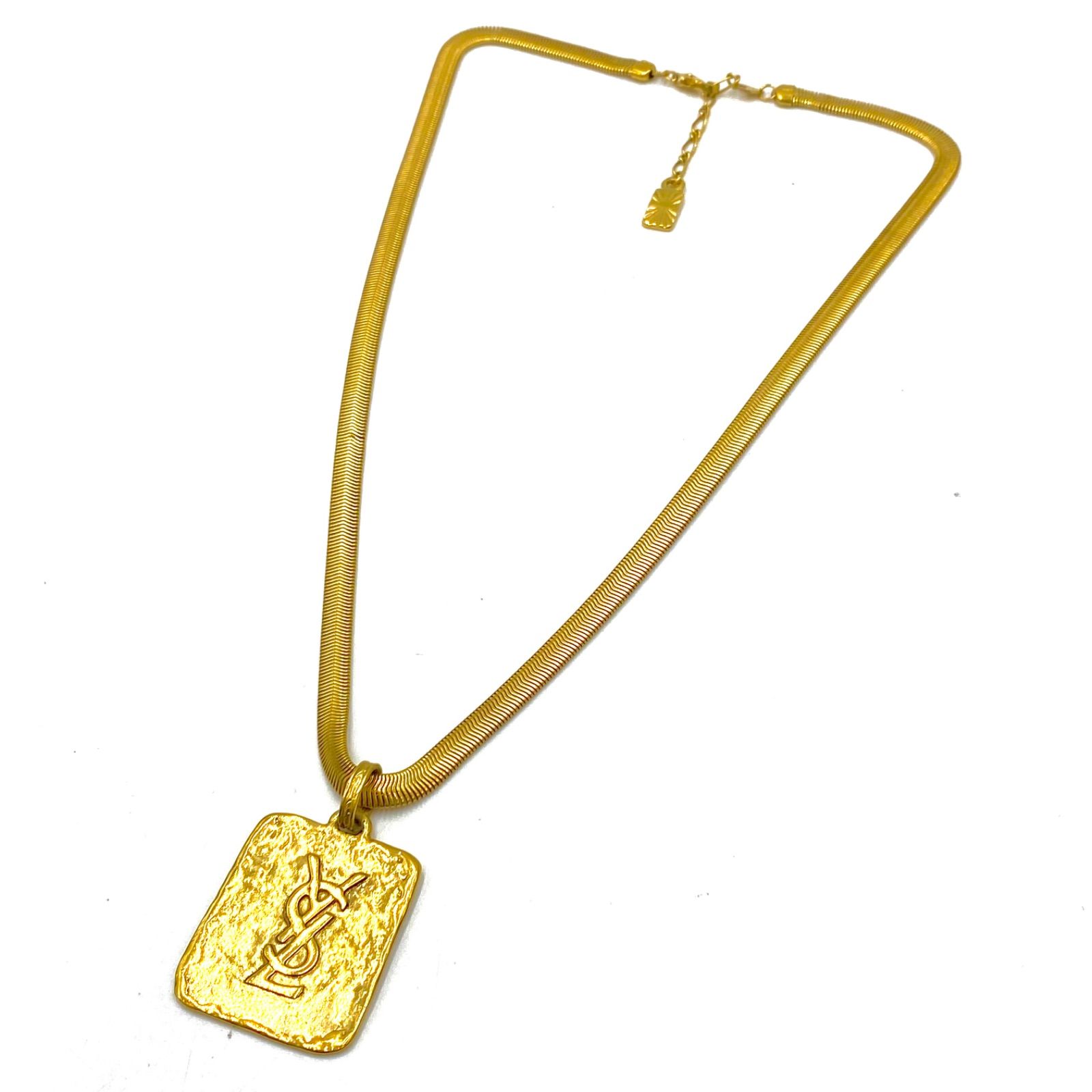希少 YSL Yves Saint Laurent イヴ・サンローラン ネックレス ロング